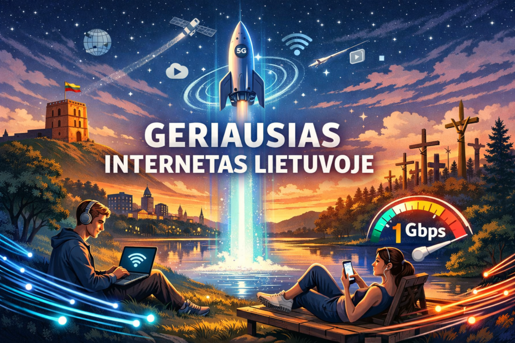 Geriausias internetas Lietuvoje