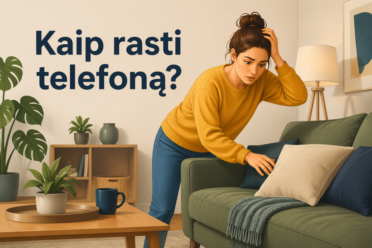 Kaip rasti telefoną?