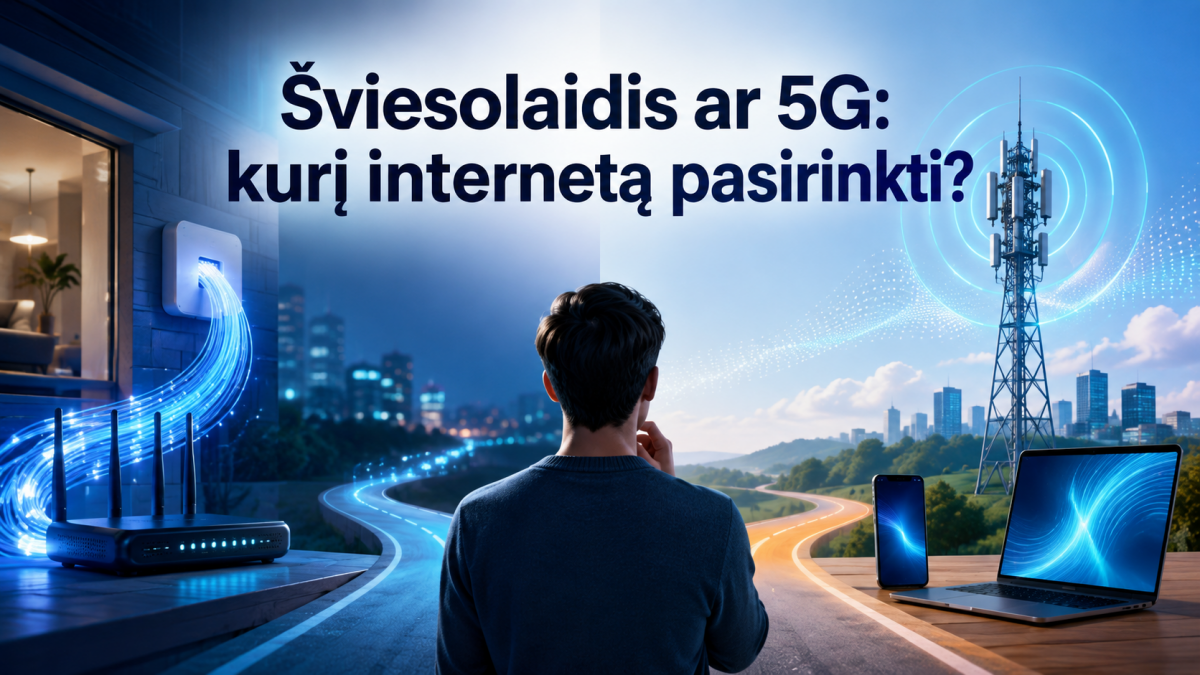 Šviesolaidis ar 5G
