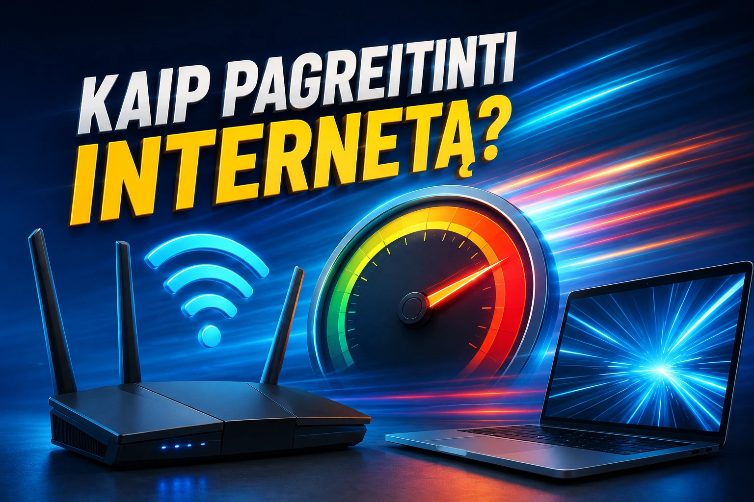 Kaip pagreitinti internetą