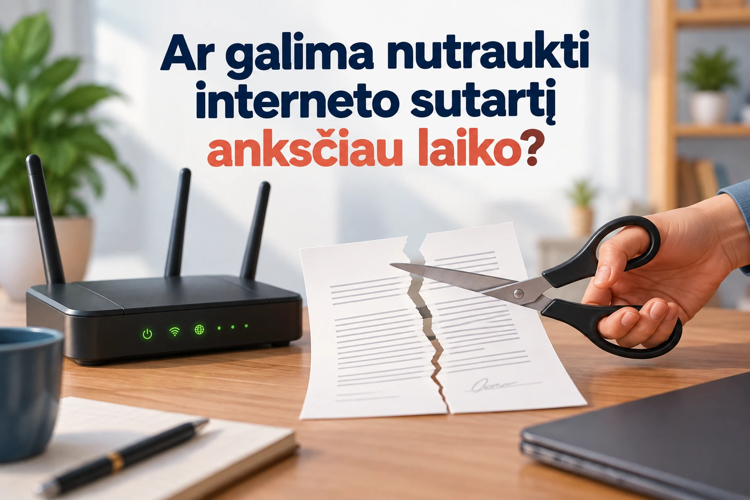 Sutarties nutraukimas anksčiau laiko