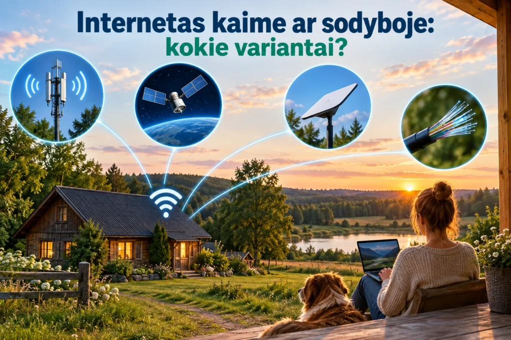 Internetas kaime ar sodyboje