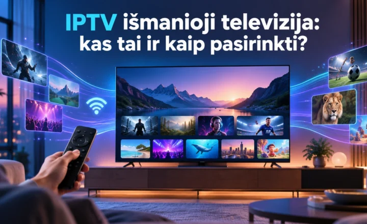 IPTV išmanioji televizija