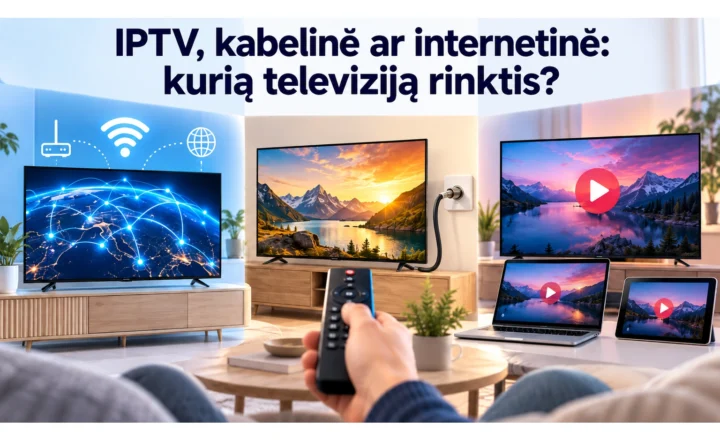 IPTV, kabelinė ir internetinė televizija