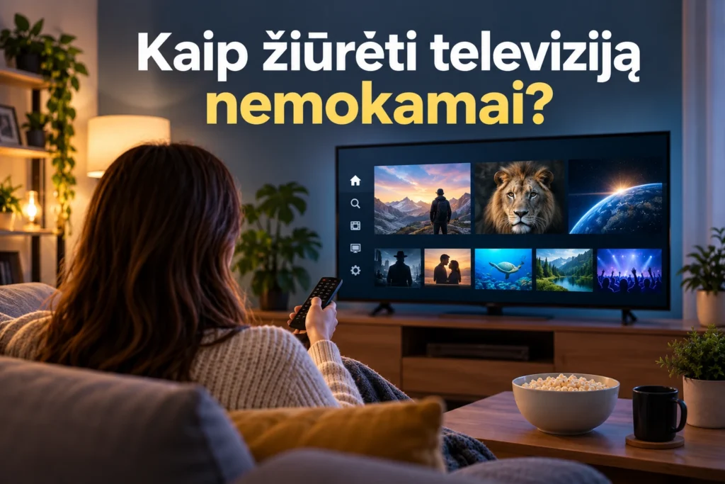 Kaip žiūrėti televiziją nemokamai