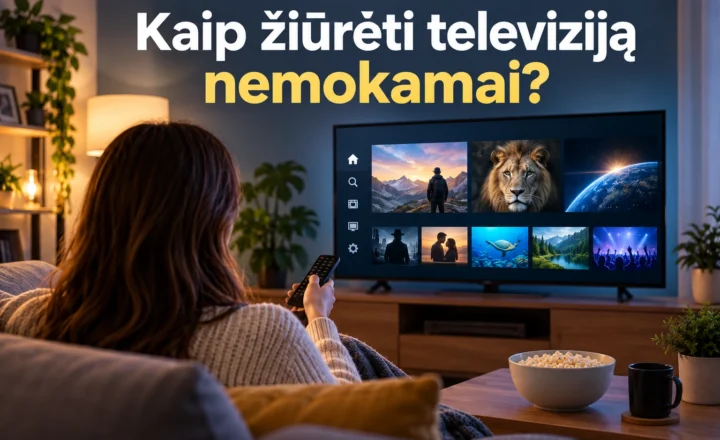Kaip žiūrėti televiziją nemokamai