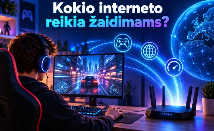 Internetas žaidimams