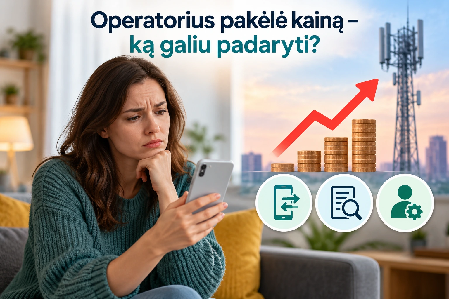 Operatorius pakėlė kainą