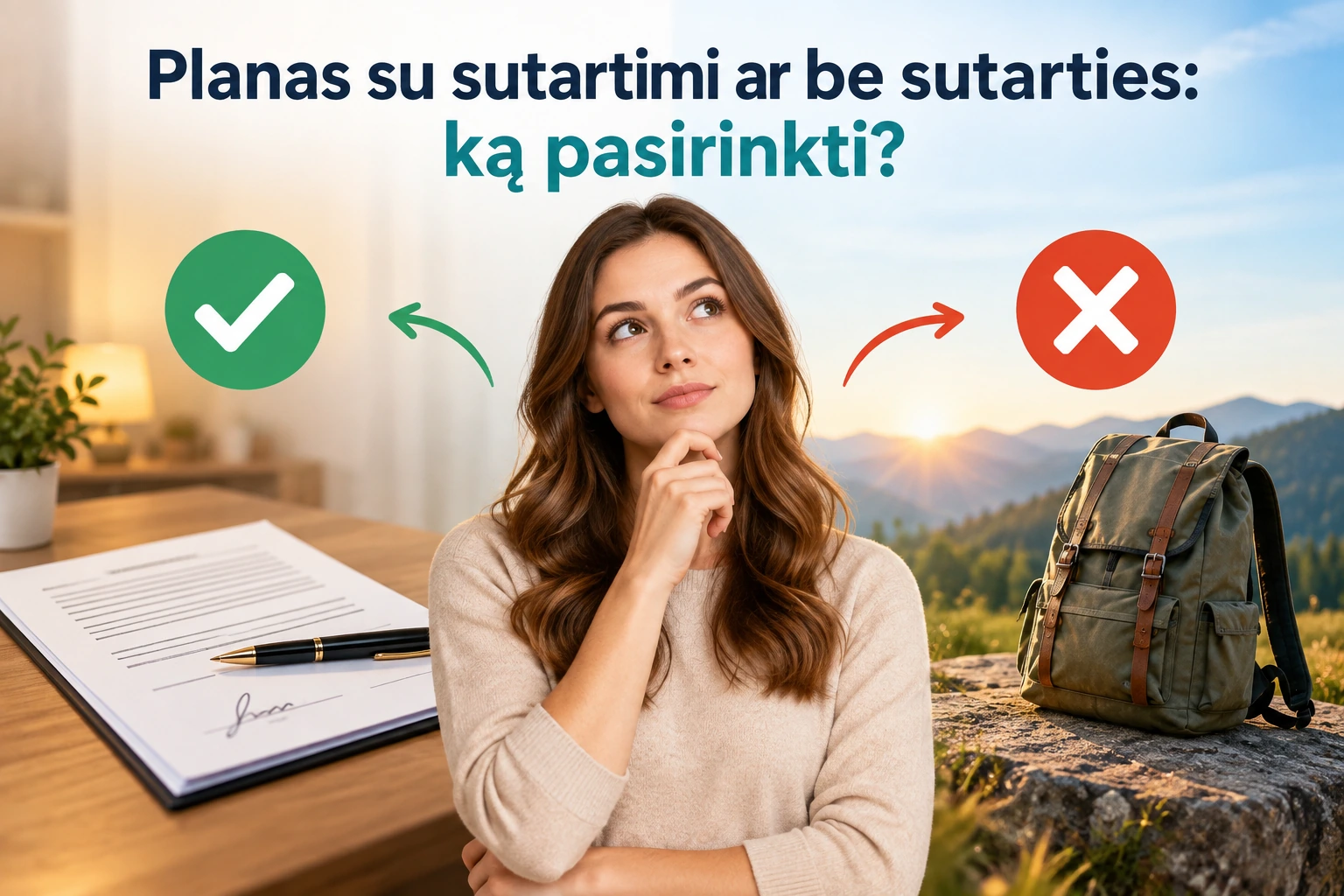 Planas su sutartimi ar be sutarties: ką pasirinkti?